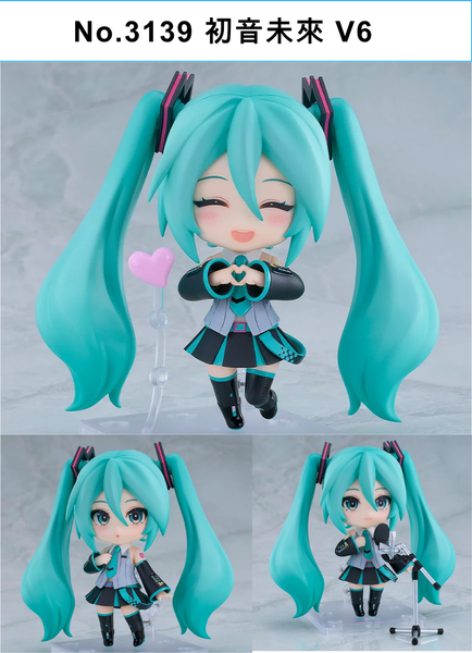 訂貨碼:68777&68778 <訂價$368&459> #(免手續費)No.3139 初音未來 V6=GS土偶Nendoroid