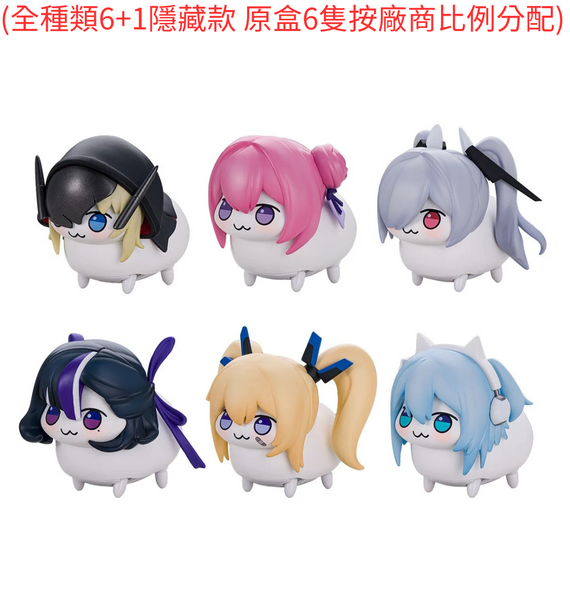 Z(ONLINESALES等通知現貨)No:510971 <Price$499> #(原盒6pcs) 晃晃森林 DORO 電動爬爬盲盒=勝利女神：妮姬NIKKE 盲盒【現貨 盒玩】4902273510971