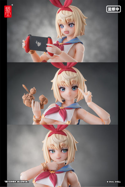 訂貨碼:80043 <訂價$565> #(免手續費)(連特典Full Set)RPGEX-06冒險者小蝸(可動眼)=1/12 蝸的異世界冒險 可動Figure