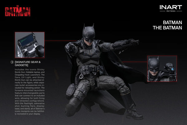 訂貨碼:81052 <訂價$668> #(免手續費)The Batman=蝙蝠俠(2022) Action Figure