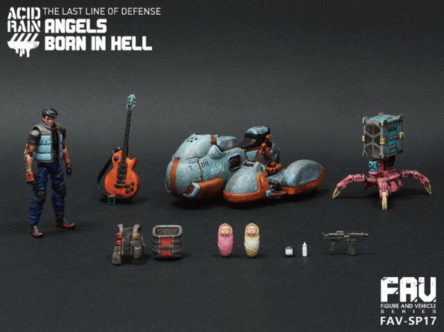 Z(ONLINESALES等通知現貨)No:210779 <Price$595> #FAV-SP17 Angels Born in Hell / 地獄中誕生的天使=Acid Rain 1/18 Action figure【現貨 Acid Rain】