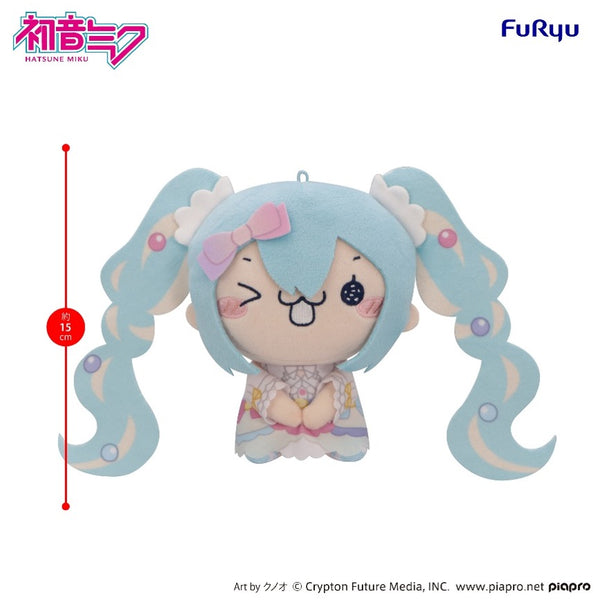 訂貨碼:59641-59643 <訂價各$91> #(免手續費)初音未來 棉花糖雲=初音未來 MOCHIPICO Plush 毛公仔