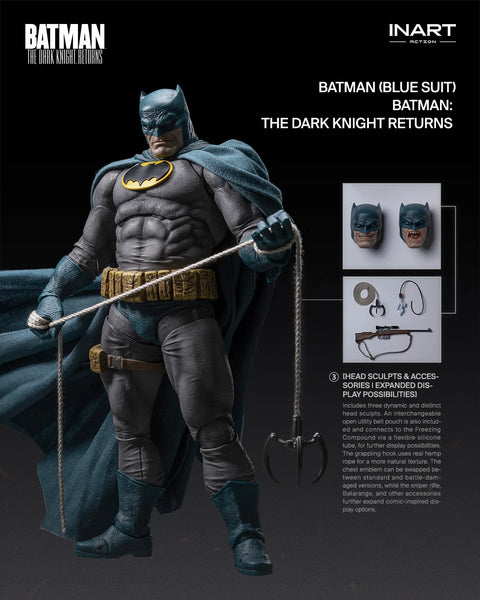 訂貨碼:81276 <訂價$668> #(免手續費)蝙蝠俠(藍色戰衣)=Batman:The Dark Knight Returns(黑夜之神歸來) Action Figure