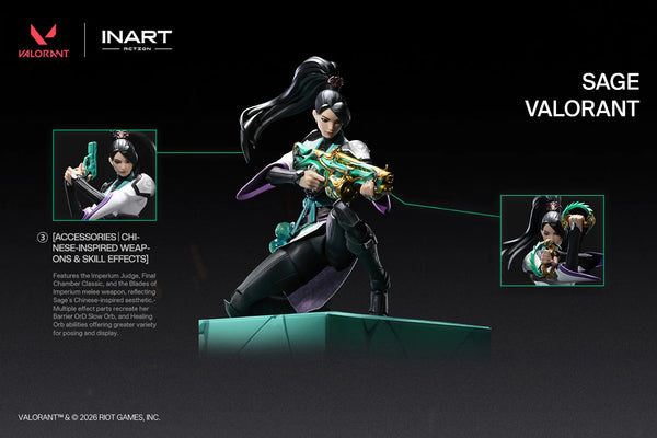 訂貨碼:81290 <訂價$420> #(免手續費)Sage=1/12 特戰英豪VALORANT Action Figure