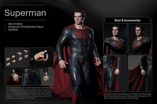 訂貨碼:80870 <訂價$2868> #(免手續費)Superman(Man of Steel)=1/6 超人：鋼鐵英雄 可動Figure