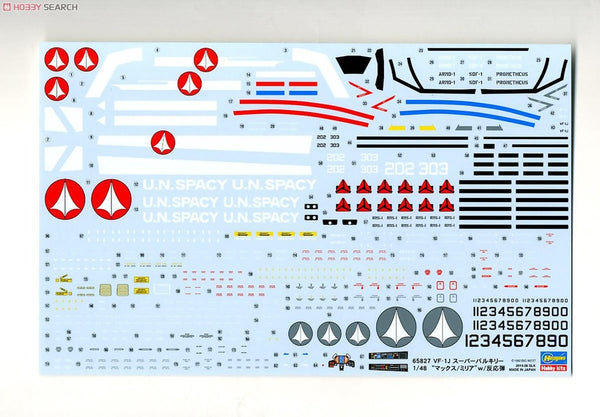 訂貨碼:89157 <訂價$330> #(免手續費)VF1J Super Valkyrie Max Miria /RMS-1 w/反應彈(再販)=1/48 Macross 模型
