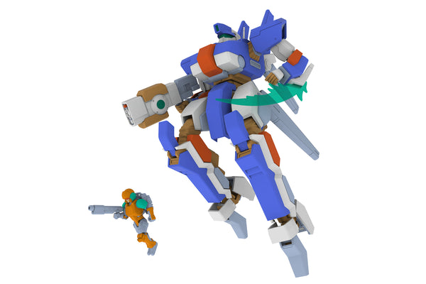 訂貨碼:89145&89146 <訂價$348&435> #TYPE02 天雷(TENRAI)再販=1/35 Wolf Fang 空牙2001 5inch Mechanism模型