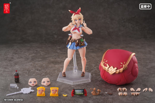 訂貨碼:80043 <訂價$565> #(免手續費)(連特典Full Set)RPGEX-06冒險者小蝸(可動眼)=1/12 蝸的異世界冒險 可動Figure