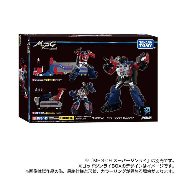 SheetNo:86500 <OrderPrice$1450> #MPG-14S 神彈God Bomber/God Ginrai超級仁萊(外盒)BOX Set=Master Piece (T.T.Mall限定)