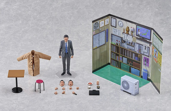 訂貨碼:67356 <訂價$880> #No.675b 井之頭五郎 松重豐ver.更新版 寒冬吃飽套組=孤獨的美食家 figma(東京電視台專賣店販路限定)