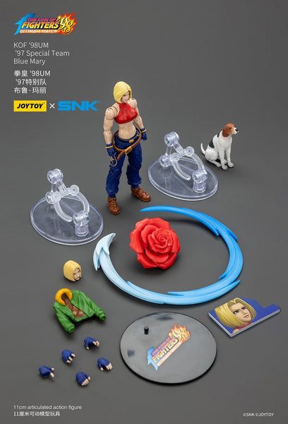 訂貨碼:88953-88955 <訂價各$210> #(免手續費) Billy Kane/Blue Mary/山崎龍二=1/18 Special Team KOF98UM Figure