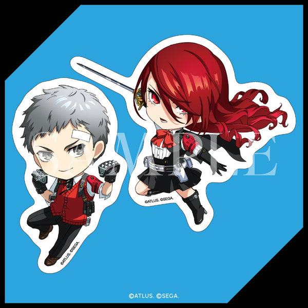 Z(ONLINESALES等通知現貨)No:000078 <Price$20> #(1種) F賞 桐条美鶴＆真田明彦 貼紙=GoodSmile賞 女神異聞錄3 Reload【現貨 其他】