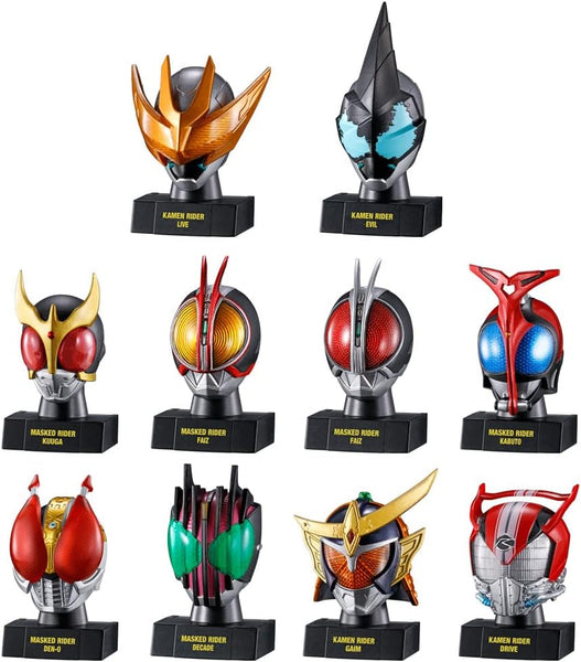 Z(ONLINESALES等通知現貨)No:835431 <Price$150> #(原盒10pcs) 幪面超人Mask History 2=Kamen Rider Mask History盒玩【現貨 盒玩】4549660835431