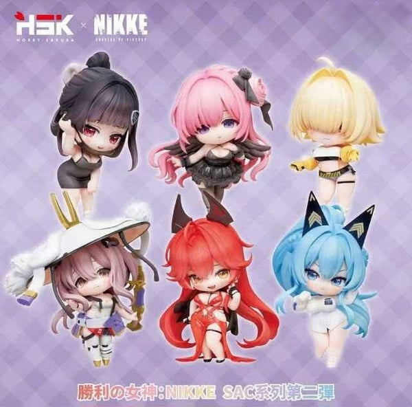 Z(ONLINESALES等通知現貨)No:161698 <Price$1480> #(原盒6pcs) 限定版 NIKKE SAC盲盒SD第2彈=勝利女神:妮姬 SD Figure-HobbySakura【現貨 盒玩】6974982161698