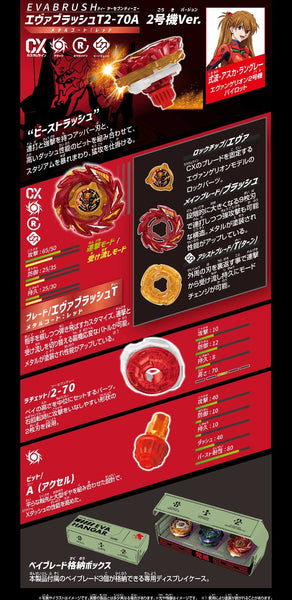 訂貨碼:89838 <訂價$319> #(免手續費)CX-00 EVA Deck Set=爆旋陀螺 Beyblade X Evangelion 新世紀福音戰士(官網限定)