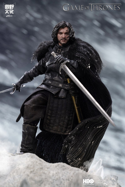 訂貨碼:89891 <訂價$859> #(免手續費)(Full set豪華植髮版)瓊恩·雪諾(Jon Snow)&冰原狼 白靈(Ghost)+雪地套裝=1/12 冰與火之歌:權力遊戲 可動Figure