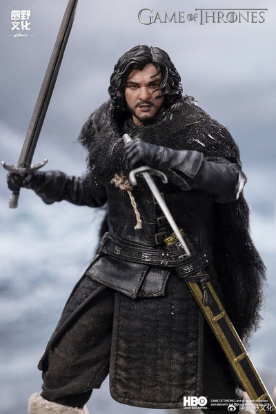 訂貨碼:89891 <訂價$859> #(免手續費)(Full set豪華植髮版)瓊恩·雪諾(Jon Snow)&冰原狼 白靈(Ghost)+雪地套裝=1/12 冰與火之歌:權力遊戲 可動Figure