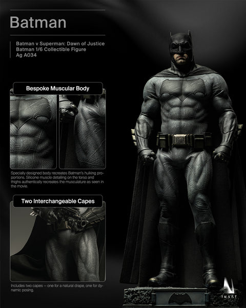 訂貨碼:89961 <訂價$3038> #(免手續費)Batman=1/6 蝙蝠俠對超人:正義曙光 Batman v Superman:Dawn of Justice Collectible Figure