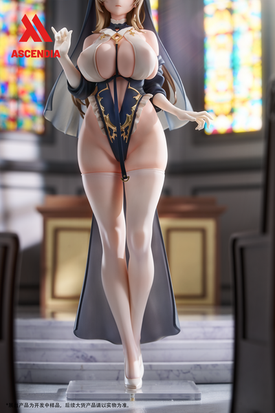 SheetNo:77469 <OrderPrice$778> #修女 莉莉=1/6 插畫by 久違了 figure