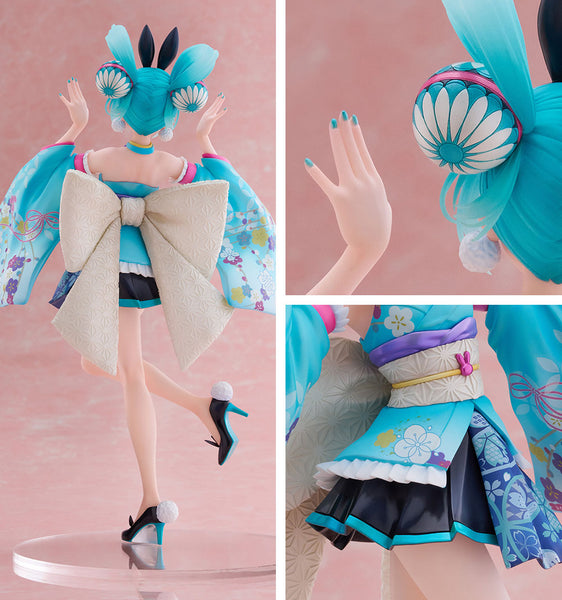 SheetNo:77106&77107 <OrderPrice$1320&$1399> #初音未來 (和裝兔女郎Ver)=1/7 初音未來 figure