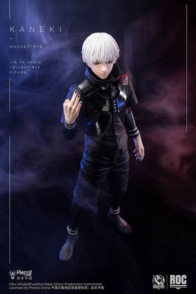 訂貨碼:80522 <訂價$2480> #(免手續費)(連特典)ROC-025 金木研 (戰鬥服Ver)(皮樂中國正版授權)=1/6 東京喰種 可動figure