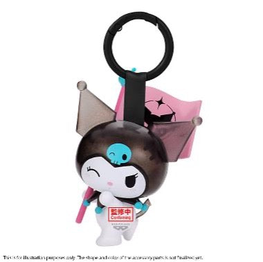 訂貨碼:59059-59061 <訂價各$83> #(免手續費)SANRIO角色 KUROMI收藏系列 鑰匙圈