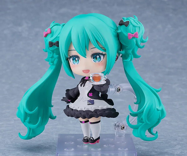 訂貨碼:68190 <訂價$340> #(免手續費)No.3057 初音未來 眼鏡×咖啡廳Ver.=GS土偶Nendoroid(海外限定)
