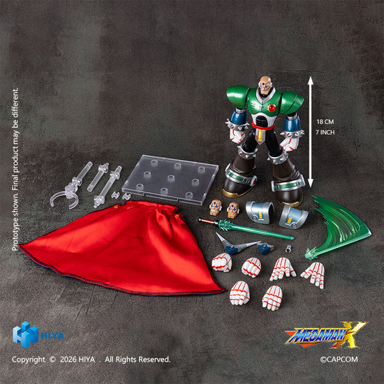 訂貨碼:80511<訂價$691> #(免手續費)西格瑪(洛克人X)=MegaMan X Exquisite Basic Series Action Figure