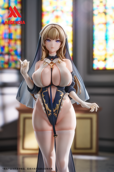 SheetNo:77469 <OrderPrice$778> #修女 莉莉=1/6 插畫by 久違了 figure