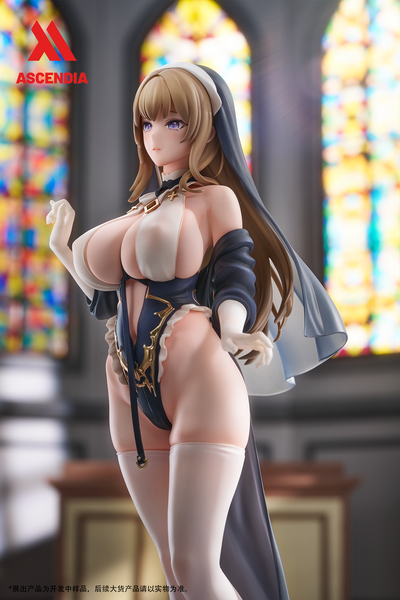 SheetNo:77469 <OrderPrice$778> #修女 莉莉=1/6 插畫by 久違了 figure