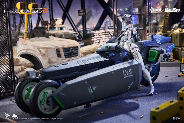 訂貨碼:80019 <訂價$609> #(免手續費)(連特典杯墊)可露凱:速度之星&電單車set=1/12 少女前線2:追放 核金重構 可動Figure