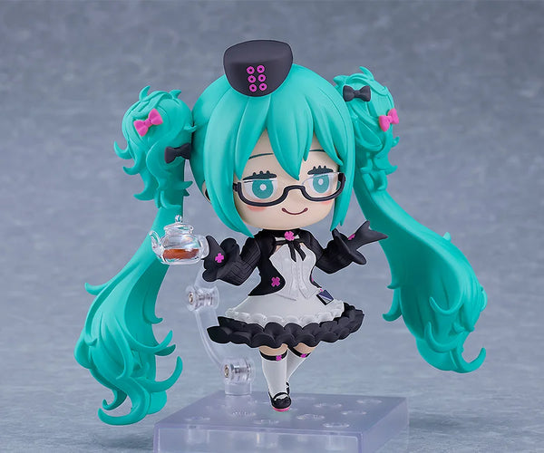 訂貨碼:68190 <訂價$340> #(免手續費)No.3057 初音未來 眼鏡×咖啡廳Ver.=GS土偶Nendoroid(海外限定)