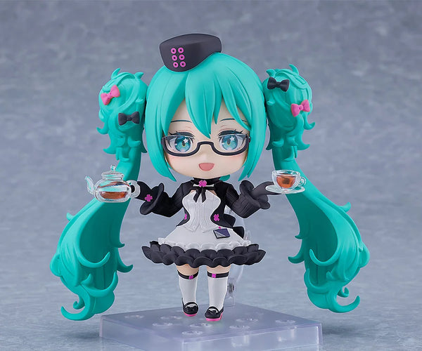 訂貨碼:68190 <訂價$340> #(免手續費)No.3057 初音未來 眼鏡×咖啡廳Ver.=GS土偶Nendoroid(海外限定)