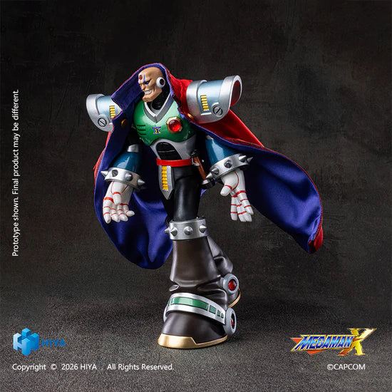 訂貨碼:80511<訂價$691> #(免手續費)西格瑪(洛克人X)=MegaMan X Exquisite Basic Series Action Figure