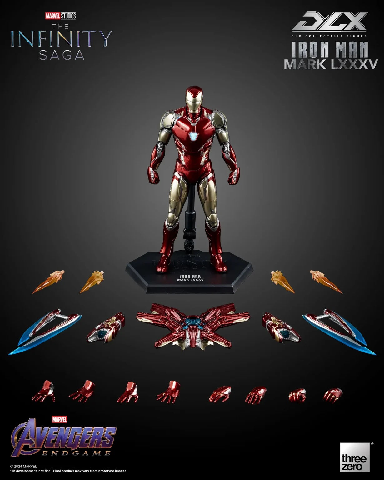 SheetNo:85958 <OrderPrice$735> #Ironman MK-85=Marvel Studios: Infinity Saga系列 DLX可動figure