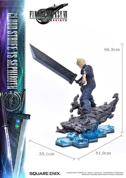 SheetNo:86874 <OrderPrice$31200> #克勞德.史特萊夫Cloud Strife VS 賽菲羅斯Sephiroth=Masterline Final Fantasy VII(FF7)Rebirth 1/4 Scale statue