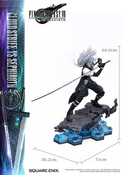 SheetNo:86874 <OrderPrice$31200> #克勞德.史特萊夫Cloud Strife VS 賽菲羅斯Sephiroth=Masterline Final Fantasy VII(FF7)Rebirth 1/4 Scale statue