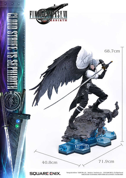 SheetNo:86874 <OrderPrice$31200> #克勞德.史特萊夫Cloud Strife VS 賽菲羅斯Sephiroth=Masterline Final Fantasy VII(FF7)Rebirth 1/4 Scale statue