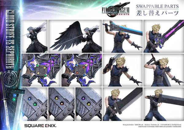 SheetNo:86874 <OrderPrice$31200> #克勞德.史特萊夫Cloud Strife VS 賽菲羅斯Sephiroth=Masterline Final Fantasy VII(FF7)Rebirth 1/4 Scale statue