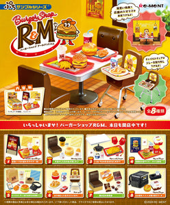 SheetNo:43401 <OrderPrice$280> #(原盒:8pcs)R&M 漢堡店(Burgershop R&M)=Petit Sample系列盒玩