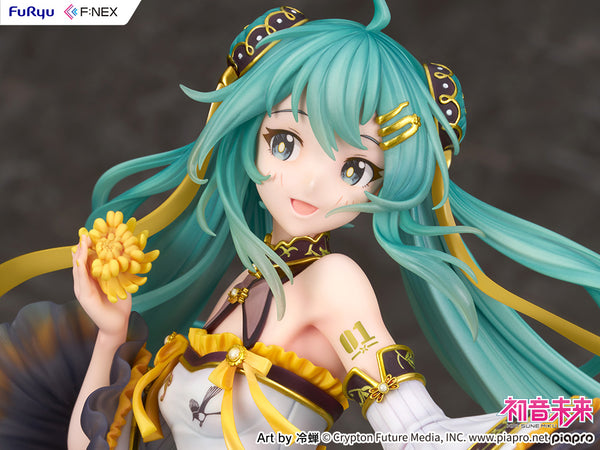 SheetNo:77026 <OrderPrice$1880> #(附有特製背景板)初音未來(中秋之夜Ver)=1/7 初音未來 figure (FuRyu Hobby Mall限定)