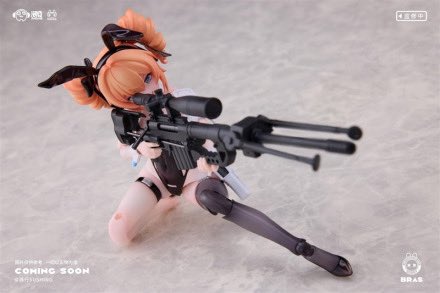 SheetNo:65813 <OrderPrice$412> #狙擊手 蕾奧妮 Sniper Leoni(Bunny Rapid Action Squad)=1/12 塗裝完成可動figure