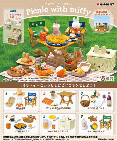 SheetNo:43570 <OrderPrice$216> #(原盒:6pcs)與Miffy野餐(Picnic with Miffy)=Miniature figure系列盒玩