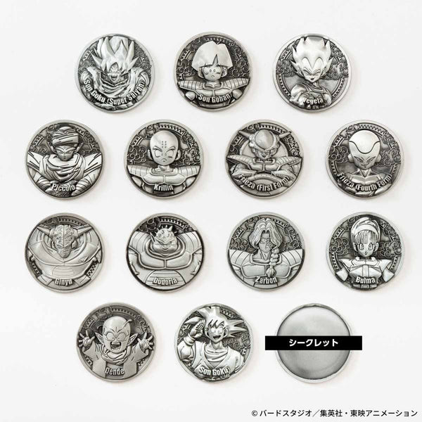 SheetNo:37430&37431 <OrderPrice$550&$750> #(全56種 原盒14pcs)DBZ 收藏硬幣Vol.1=Medaka Collection硬幣盒玩