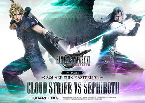 SheetNo:86874 <OrderPrice$31200> #克勞德.史特萊夫Cloud Strife VS 賽菲羅斯Sephiroth=Masterline Final Fantasy VII(FF7)Rebirth 1/4 Scale statue