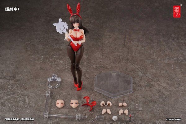 Z(ONLINESALES等通知現貨)No:920627 <Price$288> #JK-01 兔女郎 麗娜Rena (連特典特效片)=1/12 空想JK系列 可動完成品 Figure-蝸之殼【現貨 Action Figure】6975212920627