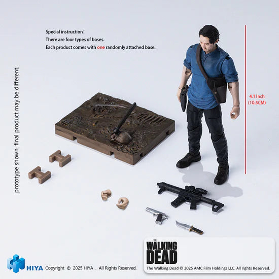 訂貨碼:89275 <訂價$199> #格倫 Glenn=1/18 Exquisite Mini 行屍走肉 The Walking Dead 可動Figure