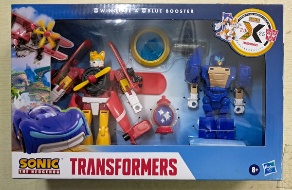 Z(ONLINESALES等通知現貨)No:303615 <Price$350> #Wingtail & Blue Booster=TF Sonic the Hedgehog-Hasbro【現貨 Transformers】5010996303615