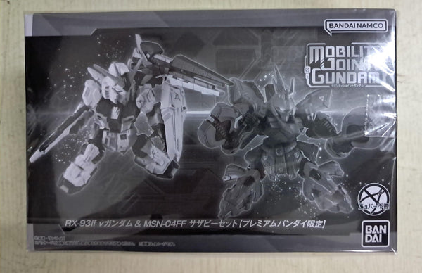 Z(ONLINESALES等通知現貨)No:959298 <Price$198> #RX-93ff New高達 & MSN-04FF 沙撒比 Set=Mobility Joint Gundam盒玩【現貨 盒玩】4549660959298