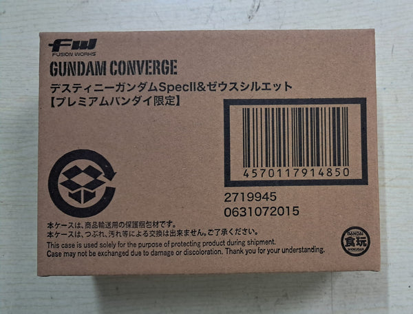 Z(ONLINESALES等通知現貨)No:914850 <Price$463> #命運高達SpecII&宙斯型外掛裝備Set=FW Gundam Converge【現貨 盒玩】4570117914850